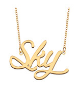 Sky Name Necklace for Best Friend Family Member Birthday Christmas Gift - $21.93 CAD