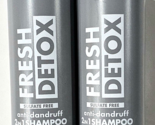 2 Pack Fresh Detox Sulfate Free Anti Dandruff 2 In 1 Shampoo Salicylic A... - £20.41 GBP