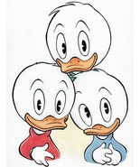 Hand-signed and numbered Huey, Dewey &amp; Louie art print by Patrick Block - $70.00