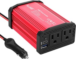 300W Car Power Inverter with 65W USB C and 3.0 USB Port DC 12V to 110V AC Power  - £38.18 GBP