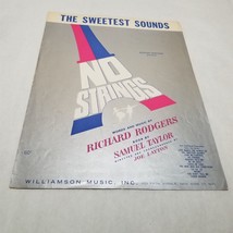 The Sweetest Sounds by Richard Rogers Sheet Music Vintage 1962 - £3.93 GBP