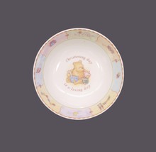 Royal Doulton Winnie the Pooh Christening Collection coupe cereal bowl. - £27.16 GBP