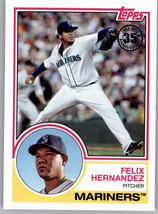 2018 Topps 1983 Topps Baseball 83-61 Felix Hernandez  Seattle Mariners - £0.77 GBP