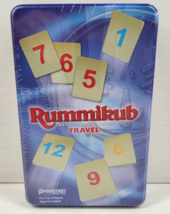 Rummikub Travel Game Rummy Tile Tin Container Pressman Family Kids Fun G... - £17.34 GBP