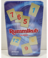 Rummikub Travel Game Rummy Tile Tin Container Pressman Family Kids Fun G... - £17.12 GBP