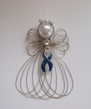 Colon Cancer Awareness Angel Ornament Handmade - £11.91 GBP