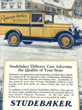 Antique 1920&#39;s Studebaker 3/4-ton Delivery Truck Car 2-sided print ad. - $32.84 CAD