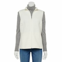 Croft &amp; Barrow® Solid Quilted Vest Coconut White Women&#39;s Sz S  NWT MSRP$44 - $417.88 MXN