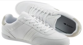 Size 12 LACOSTE Leather Mens Sneaker Shoe! Reg$148 Sale$89.99 LastPair! - £70.60 GBP