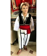 NEW ALBANIAN TRADITIONAL POPULAR FOLK COSTUME SUIT BOYS MEN- 2-4 YEARS-H... - £103.60 GBP