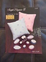 Simple Elegance II Pat Waters Country Crafts Counted Cross Stitch Leaflet 90 - $8.54