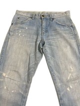 Japan Denim Florent Lee Jeans Distressed Trash VTG Taper Union Made actual 30x26 - £116.29 GBP