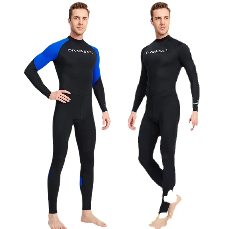 Sporting Men Lycra UPF50+Diving Skin Wetsuit Rash Guard- Full Body UV Protection - £39.96 GBP