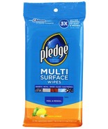 Pledge Multisurface Wipes, Fresh Citrus, 25 Wipes Per Pack - $275.01 MXN