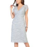 MayQueen SILVER SPECIAL OCCASION DRESS MEDIUM-M NEW WITH TAGS - $1,715.26 MXN