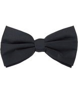 Brybelly Formal Black Casino and Poker Dealer Clip on Bow Tie - £9.07 GBP