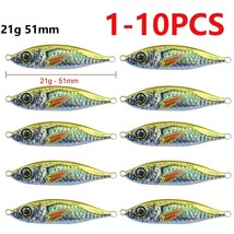 1-10Pcs  Simulation Fishing Bait  Fake Bait Outdoor Fishing Gear Saltwater Fish  - £64.69 GBP