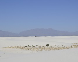 White Sands National Monument with San Andres Mountains background Photo... - $8.99