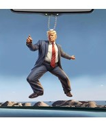 Donald Trump Dancing Pose Car mirror Ornament Keychain Pendant  Acrylic ... - $6.71