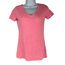 Mossimo Women&#39;s Pink V-Neck Short Sleeved T-Shirt Size XS - £11.01 GBP
