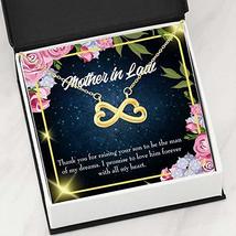 Mother-in-Love Mother-in-Law Gifts for Mother-in-Law Infinity Pendant Stainless  - £27.59 GBP