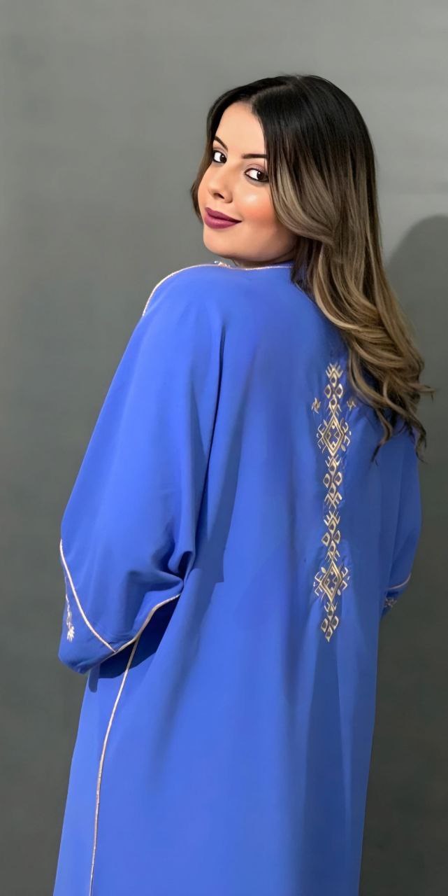 Primary image for Moroccan Caftan, long dress, handmade, Muslim dress