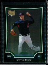 2009 Baseball Trading Card TOPPS Bowman Chrome #42 DAVID HUFF Cleveland Indians - £6.94 GBP