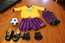 American Girl SOCCER GEAR Outfit with Cleats, Ball, Duffle Pleasant Company - £14.99 GBP