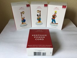 Hallmark 2018 Power Cord Ornament Donald Goofy Mickey New Ship Free Storytellers - £203.60 GBP