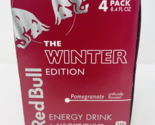 SEALED 4 Pack Red Bull Winter Edition Pomegranate Energy Drink 8.4oz Col... - $89.99