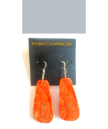 NEW Rebecca Minkoff 14K Gold filled Fiery dangle drop earrings Pierced Ears - $14.84