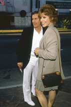 Roddy McDowall Candid 1980&#39;s Pose with Actress Stefanie Powers 18x24 Poster - $23.99