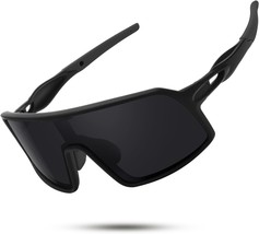 Polarized Sports Sunglasses for Men and Women Cycling Glasses UV Protect... - £23.76 GBP+