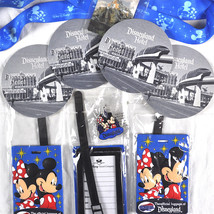 Disneyland Reise Micky Minnie Schlüsselband Pin Gepäck Id Tags Untersetzer 9 - £28.37 GBP