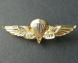 PARATROOPER NAVY MARINES GOLD COLORED MINI JUMP WINGS LAPEL PIN 1.25 INCHES - £4.53 GBP