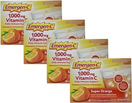 Emergen-C Vitamin C Flavored Fizzy Drink Mix Packets, Super Orange 30 ea ( Pack  - £80.37 GBP