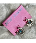 AUTHENTIC BETSEY JOHNSON HORSESHOE EARRINGS NWT - $19.75