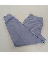 FILA Women’s Jogger Sweatpants Lavender Purple Drawstring Logo Size L (32×27) - $20.78