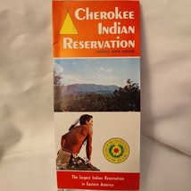 1960&#39;s The Cherokee Indian Reservation Cherokee North Carolina Brochure - £4.04 GBP