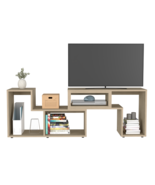 Extendable Tv Stand Houston, Living Room, Light Pine - $4,900.09 MXN