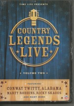 Country Legends Live: Volume 2 DVD CONWAY TWITTY MARTY ROBBINS ALABAMA R... - £10.21 GBP