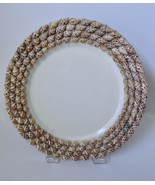 Vtg Pier 1 Coastal Seashell Charger Plate Display Tray Real Shells 13&quot; dia - $21.00