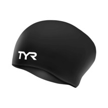 TYR mens - Adult Swim Cap, Black, 0 US - £17.98 GBP