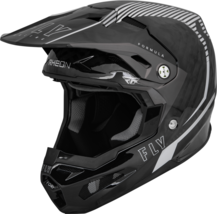 FLY RACING Formula Carbon Tracer Helmet, Silver/Black, Men&#39;s Large - £548.15 GBP