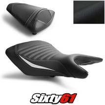 Yamaha R25 Seat Cover 2014-2020 Front Rear Black White Luimoto Tec-Grip ... - £205.02 GBP