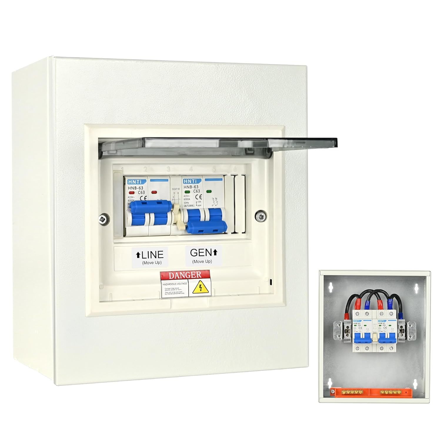 Transfer Switch For Home Generator, Upgraded 63 Amp Generator, Pre-Wired - $70.99