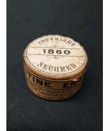 1860 H. J. Fogg Rust Eradicator Small Wooden Can Original Label, Sealed NOS - $228.74 MXN