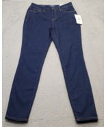 NYDJ Jeans Women&#39;s 4 Blue Denim Stretch Super Skinny Mid Rise Dark Wash ... - $36.29 CAD
