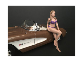 July Bikini Calendar Girl Figurine for 1/18 Scale Models by American Diorama - £15.83 GBP