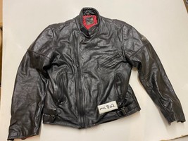 MQP Vintage Leather Motorcycle Jacket Black Label 44 Armpit/armpit 20&quot; (... - $87.65
